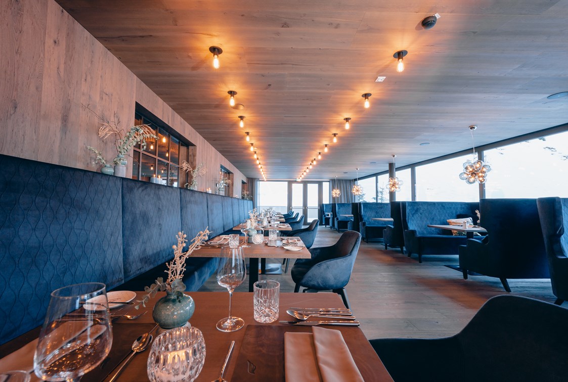 Wellnesshotel: Unser Restaurant Lucas mit tollem Panoramablick!  - ZillergrundRock Luxury Mountain Resort