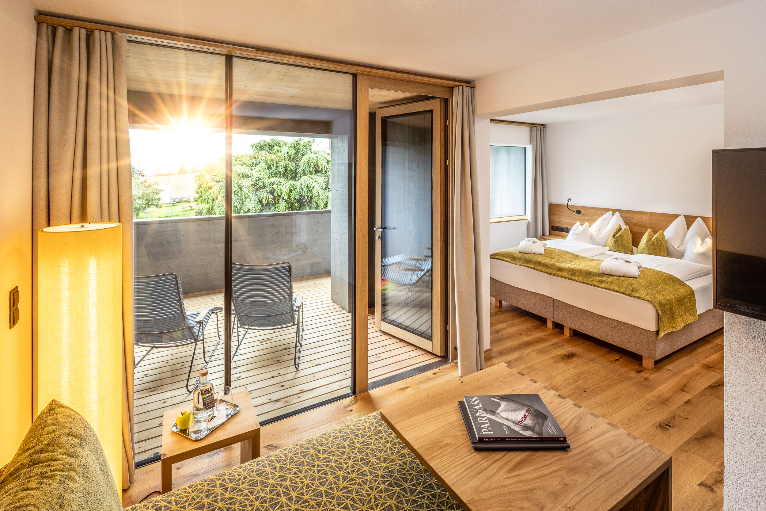 Gardenhotel Crystal Zimmerkategorien Gartenloggia