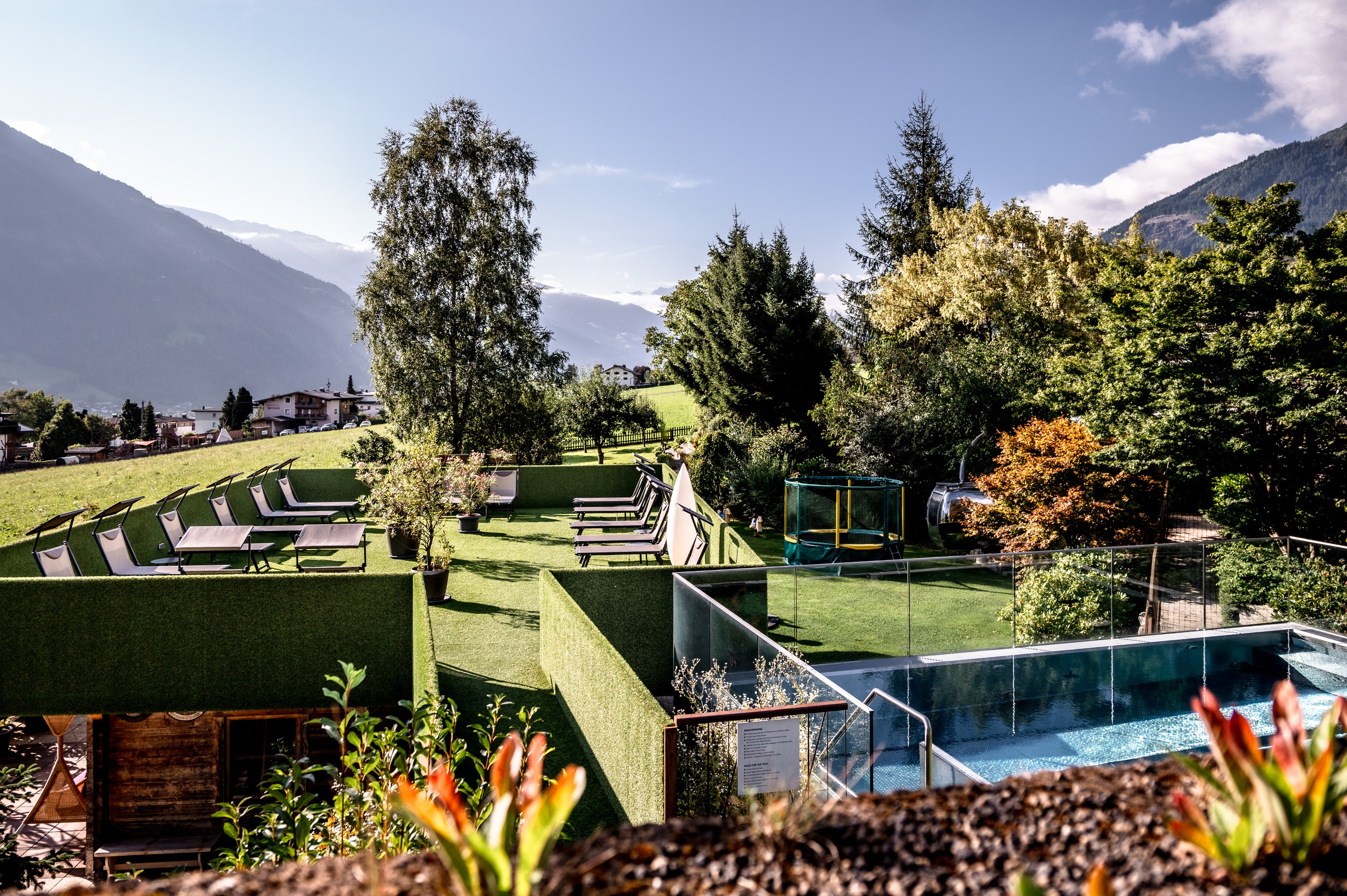 Wellnessurlaub - Hunde: hundefreundlich - Hopfgarten-Markt - Infinity Pool / Panorama Pool  - Gartenhotel Crystal