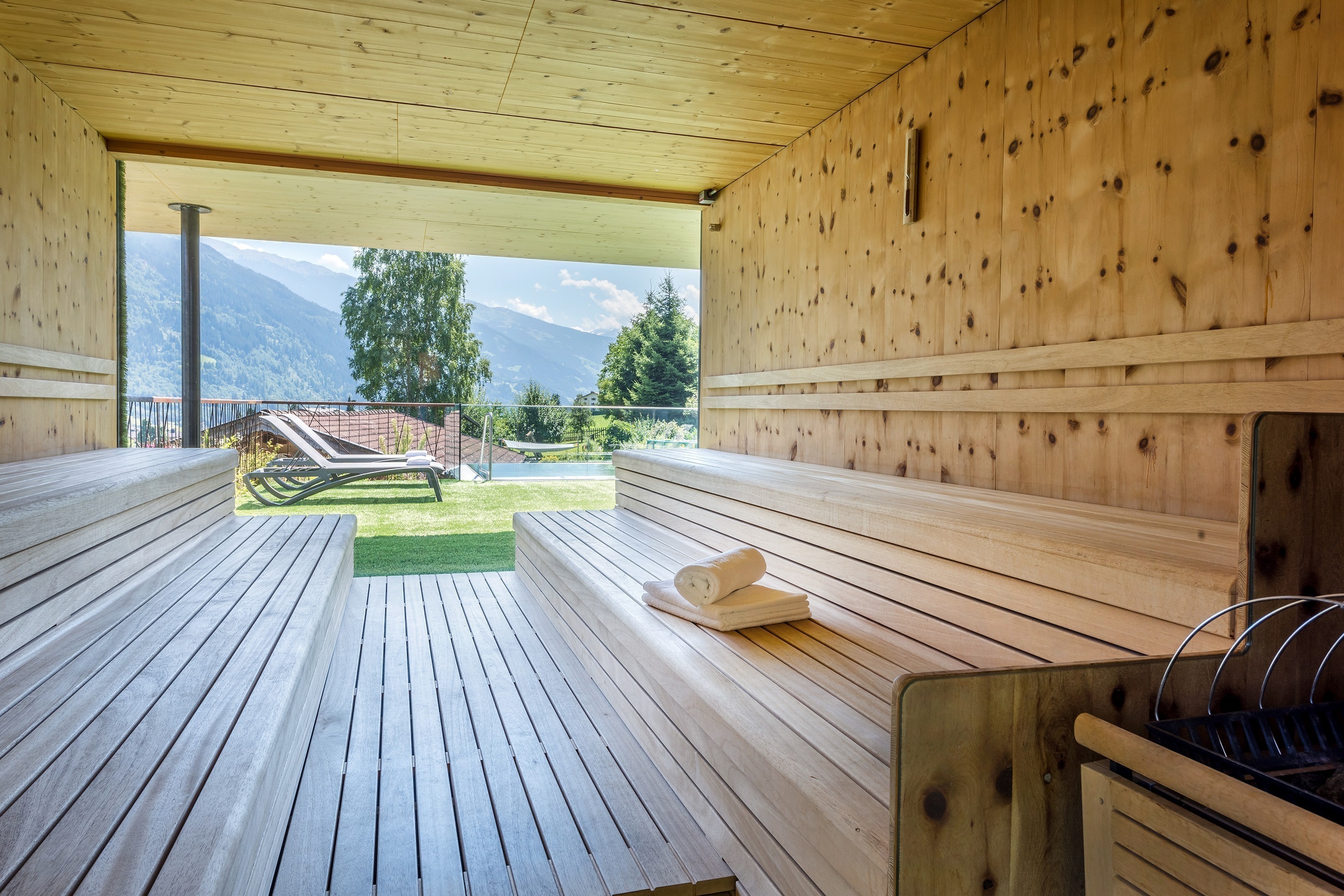 Wellnesshotel: Panoramasauna - Gartenhotel Crystal