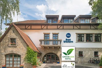 Wellnesshotel: Außenansicht vom Hotel - Best Western Hotel Polisina // Ochsenfurt
