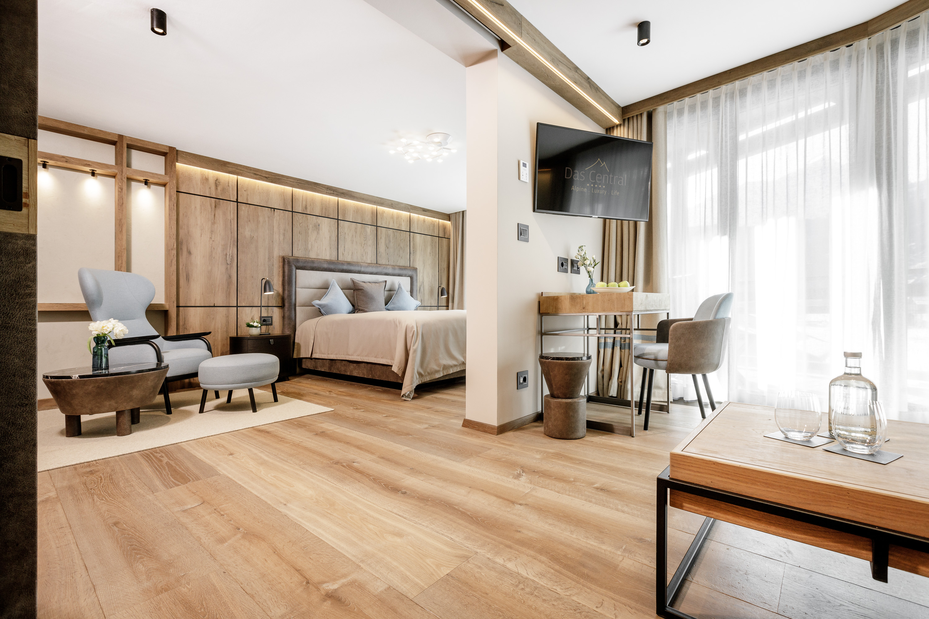Wellnesshotel: Wohlfühlsuite Vent - Hotel Das Central - Alpine. Luxury. Life. - Zimmer | Suiten