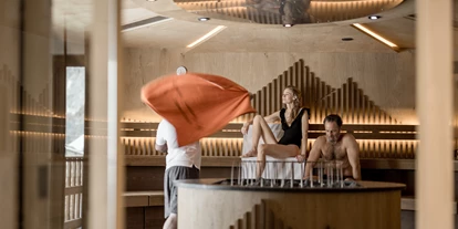 Wellnessurlaub - Dorf Tirol - Summit Sauna Area - Hotel Das Central - Alpine. Luxury. Life.