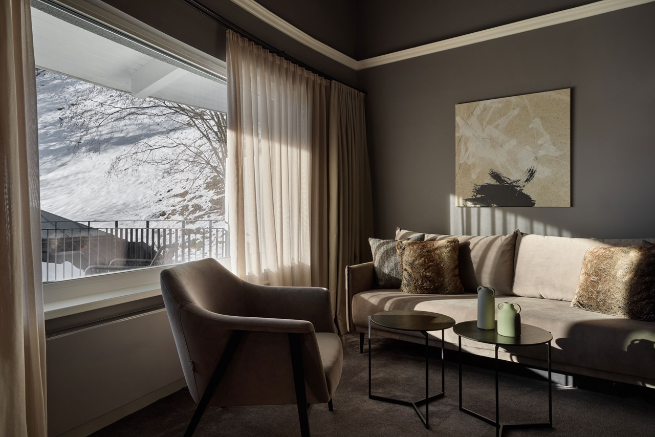 ERIKA Boutiquehotel Kitzbühel Zimmerkategorien Junior Suite mit Balkon