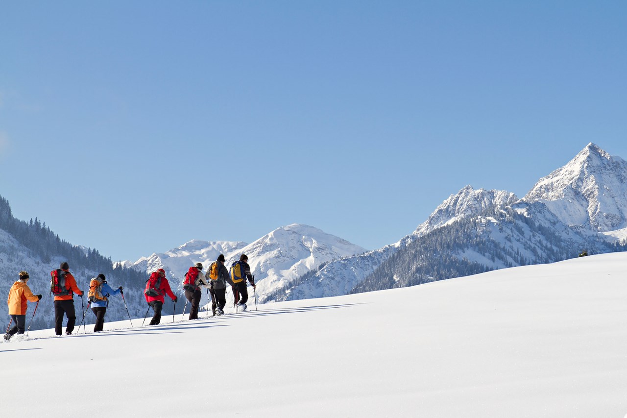 Hotel Lumberger Hof Ausflugsziele Schneeschuhwandern