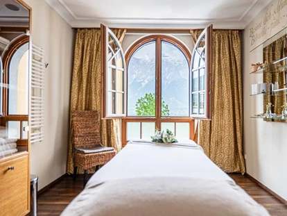 Wellnessurlaub - Fahrradverleih - Innsbruck - Behandlungsraum
©️ Franz Wüstenberg - Hotel Post Lermoos
