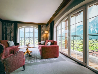 Wellnessurlaub - Fahrradverleih - Innsbruck - Viel Wohnraum in den Suiten
©️ Franz Wüstenberg - Hotel Post Lermoos