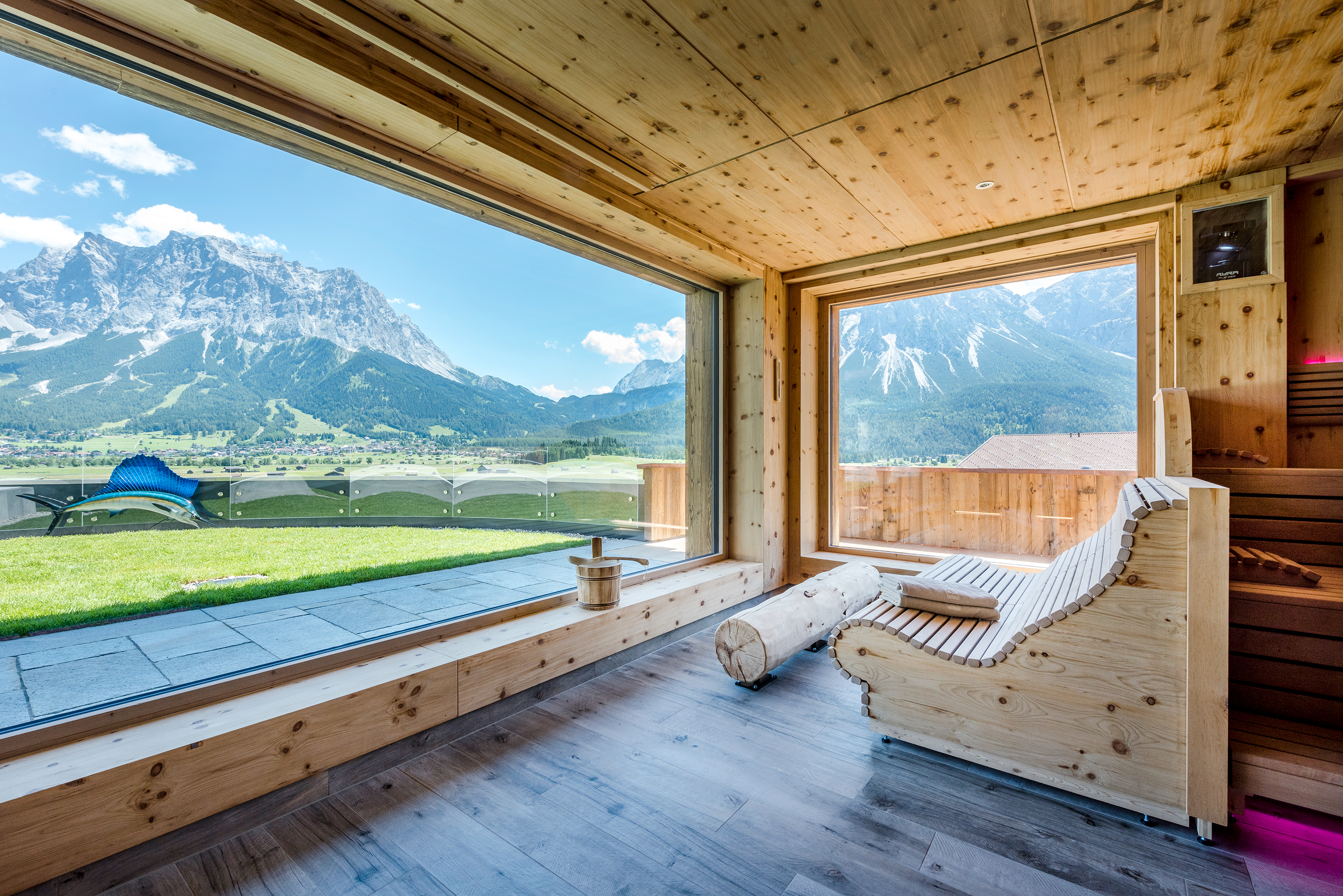 Wellnesshotel: Panoramasauna
©️ Günter Standl - Hotel Post Lermoos