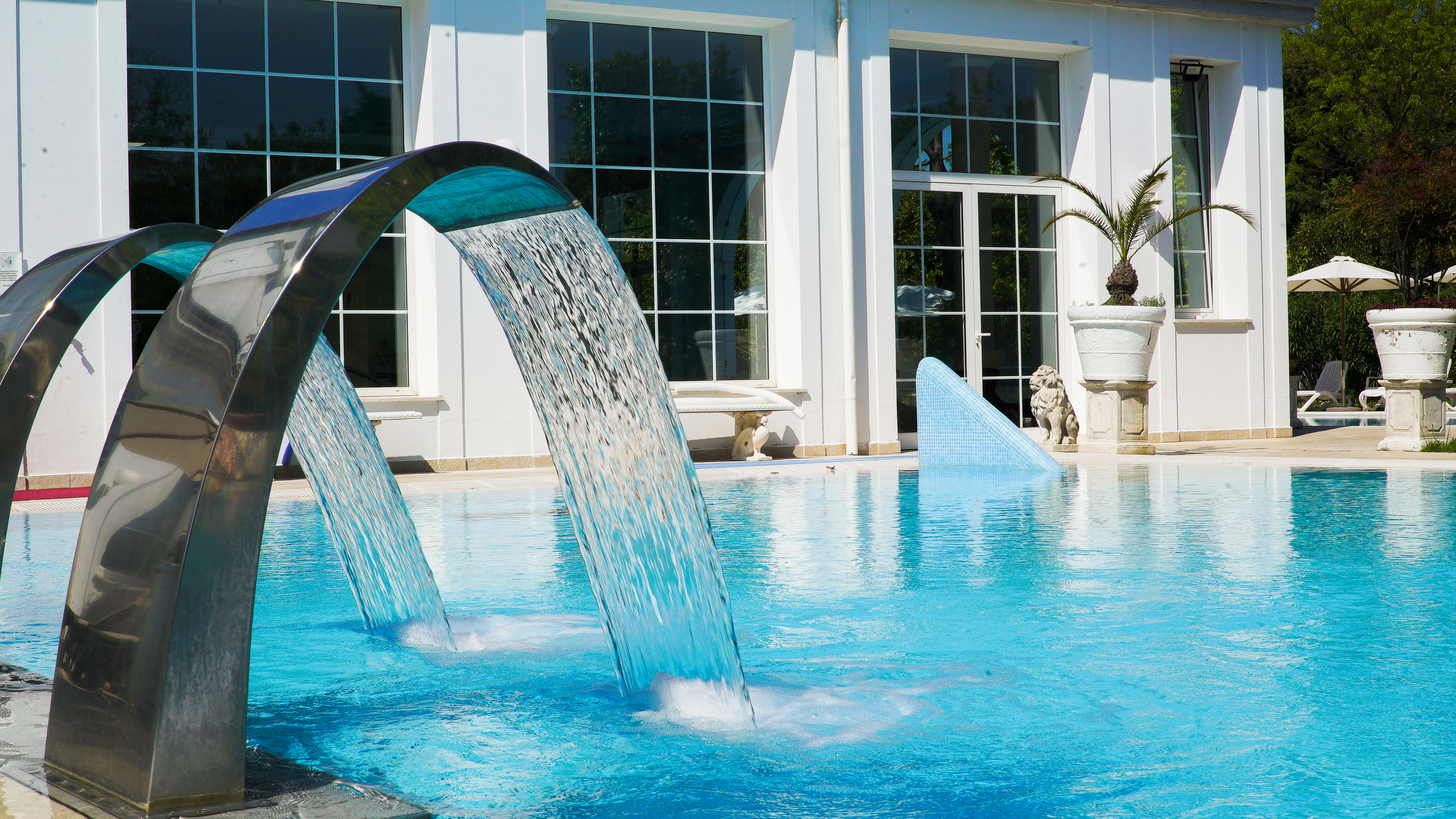 Wellnesshotel: Unser Outdoor- Thermal- Schwimmbecken - HOTEL BELLAVISTA TERME Resort & Spa