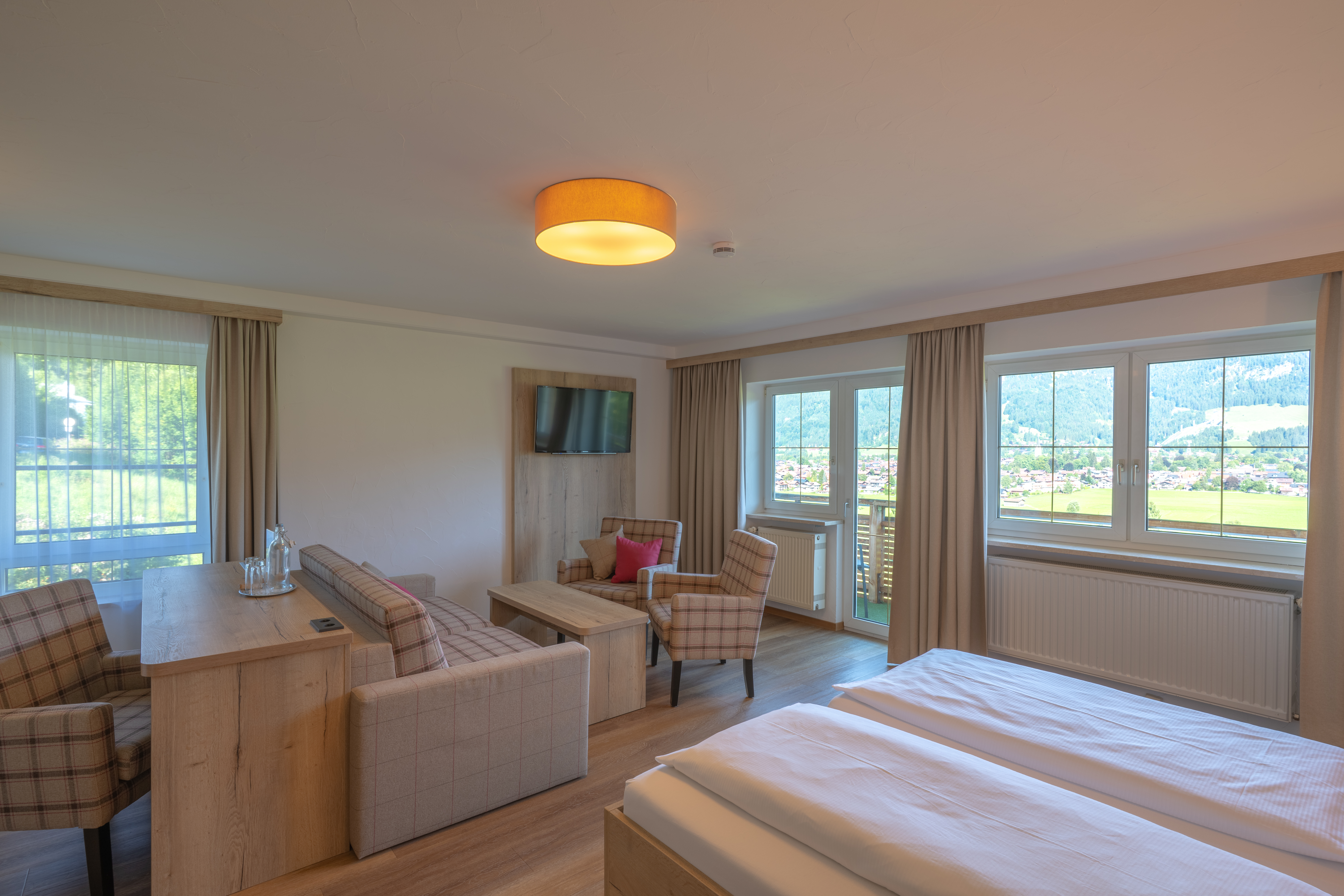 Wellnesshotel: Apartment mit Blick auf Oberstdorf - Naturhotel Waldesruhe