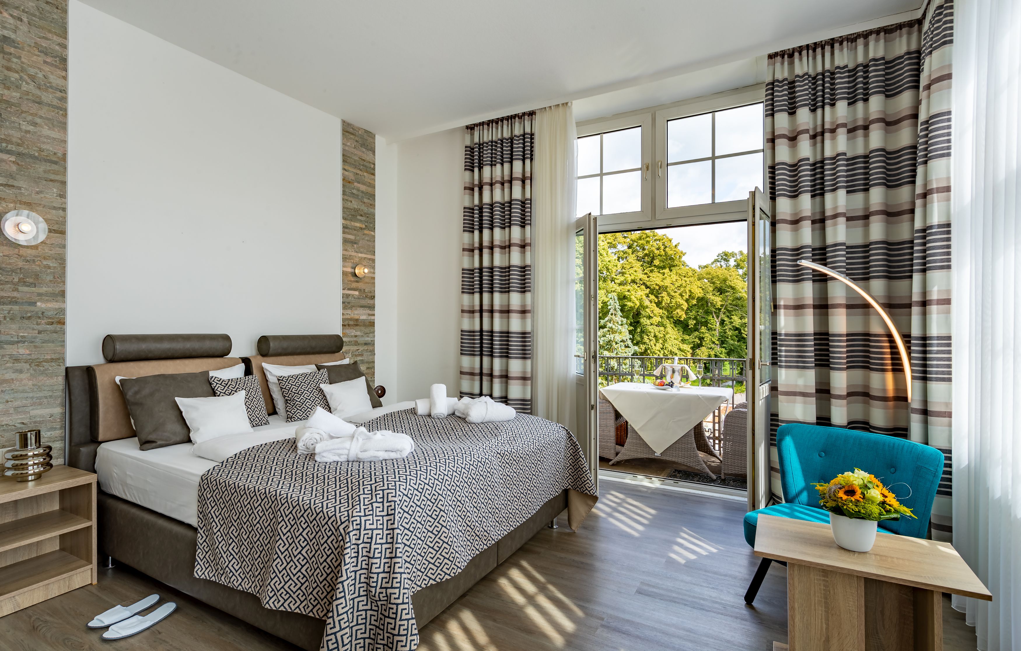 Hotel Badehof  Zimmerkategorien Doppelzimmer Komfort und Balkonzimmer Komfort