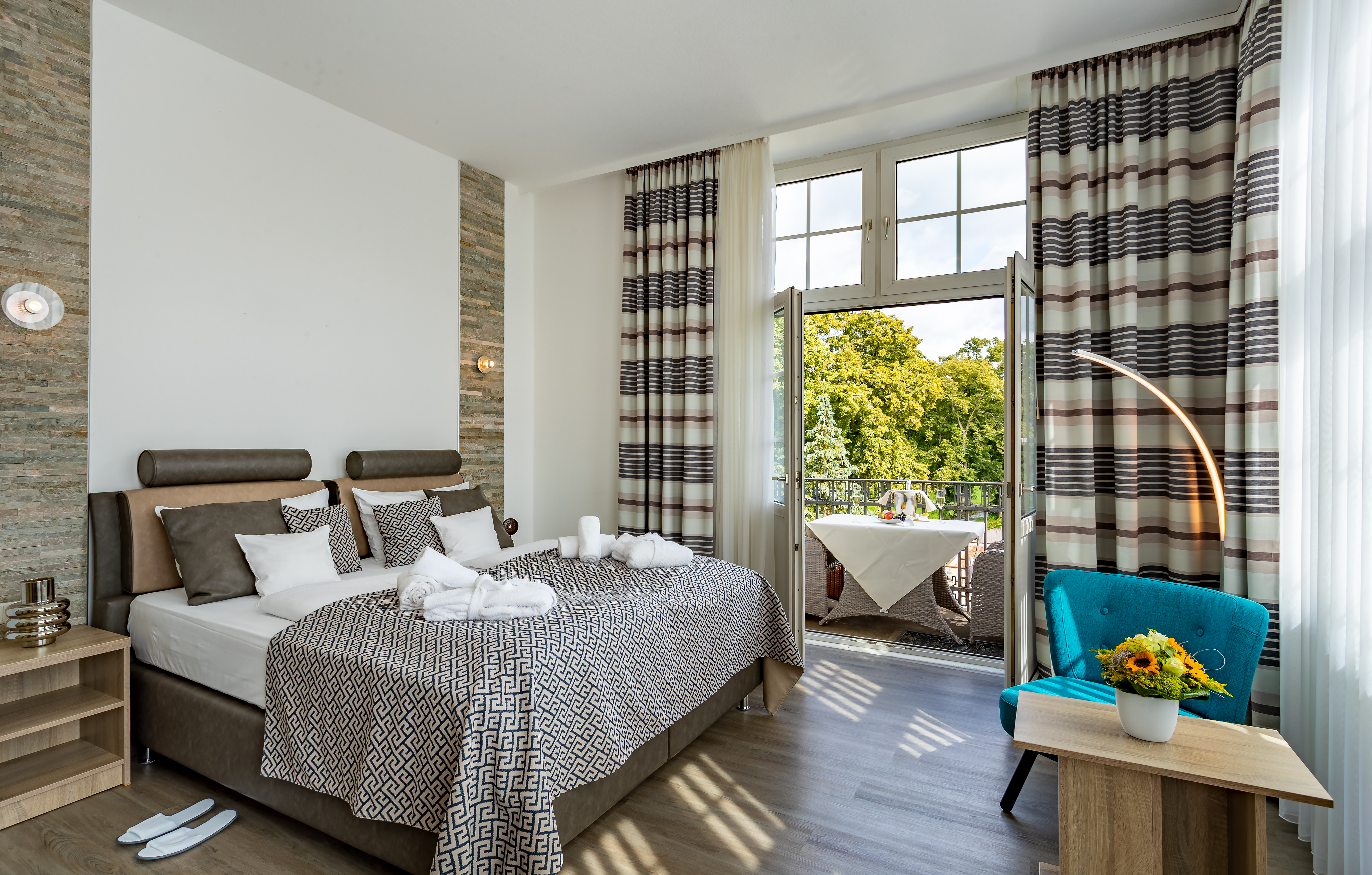 Wellnesshotel: Balkonzimmer Komfort - Hotel Badehof 