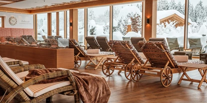 Wellnessurlaub - Biosauna - Isny im Allgäu - Ruhelounge des Sonnenalp Resorts - Sonnenalp Resort