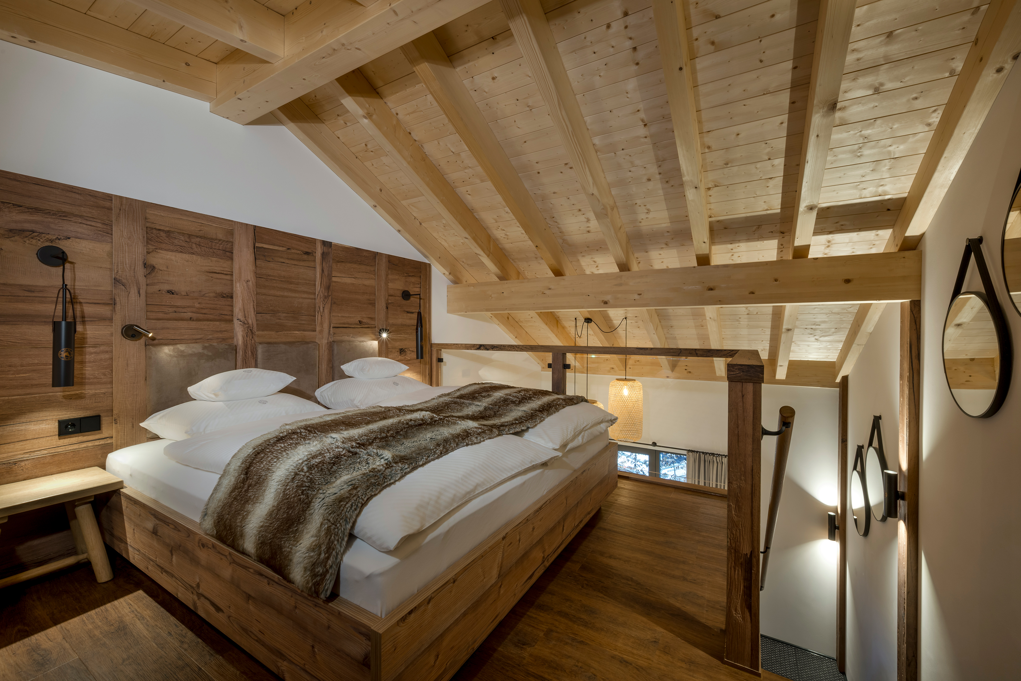 Wellnesshotel: Schlafzimmer der HofgutLofts - Sonnenalp Resort