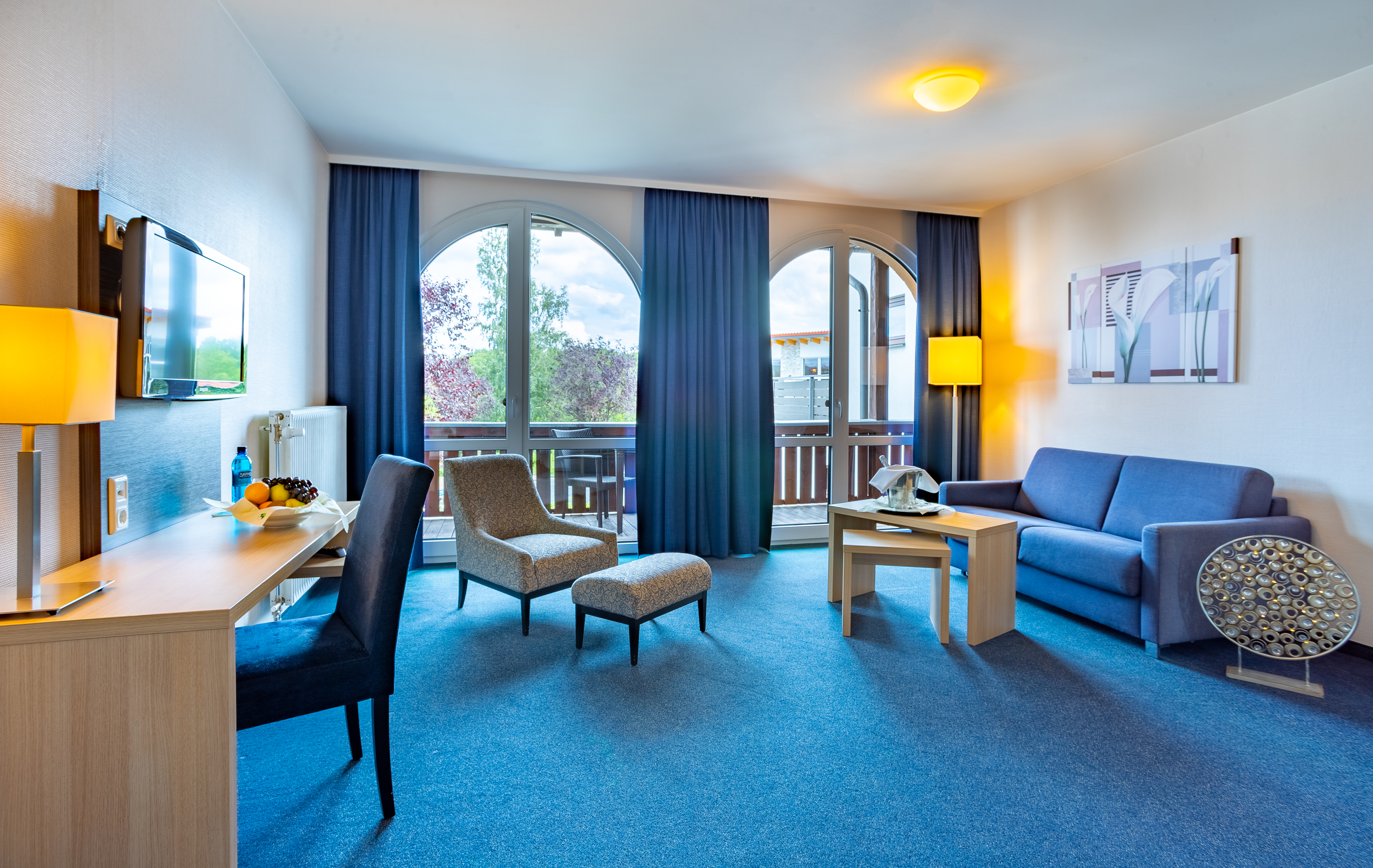 Wellnesshotel: Suite Wohnzimmer - Rhön Residence