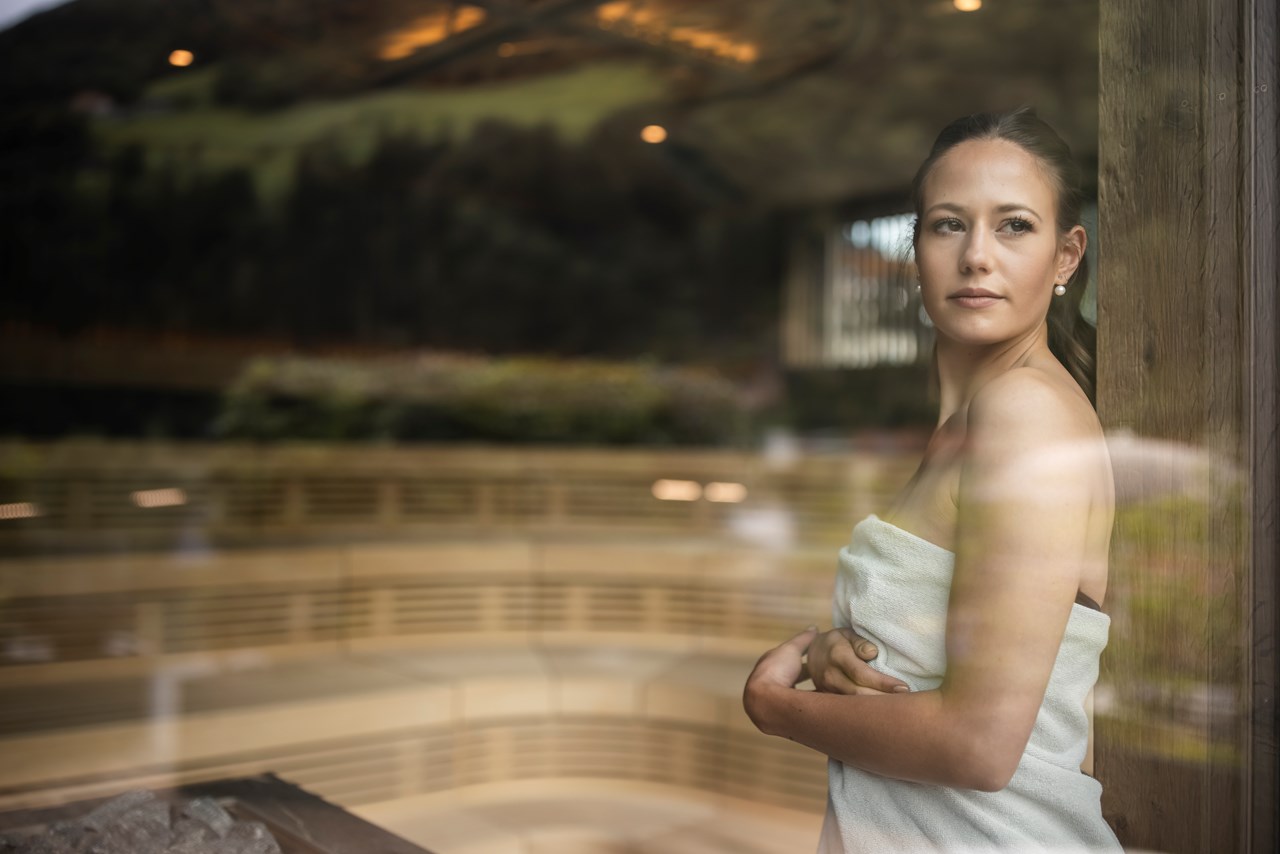 Hotel | Chalet Das Alpenschlössel Saunen und Bäder im Detail Saunagenuss hoch sieben