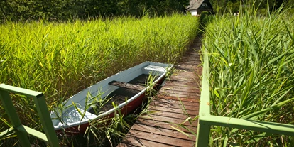 Wellnessurlaub - WLAN - Eichwalde - Badesteg zum See mit eigenem Wasserzugang - Beautyfarm und Chalet am See Sader