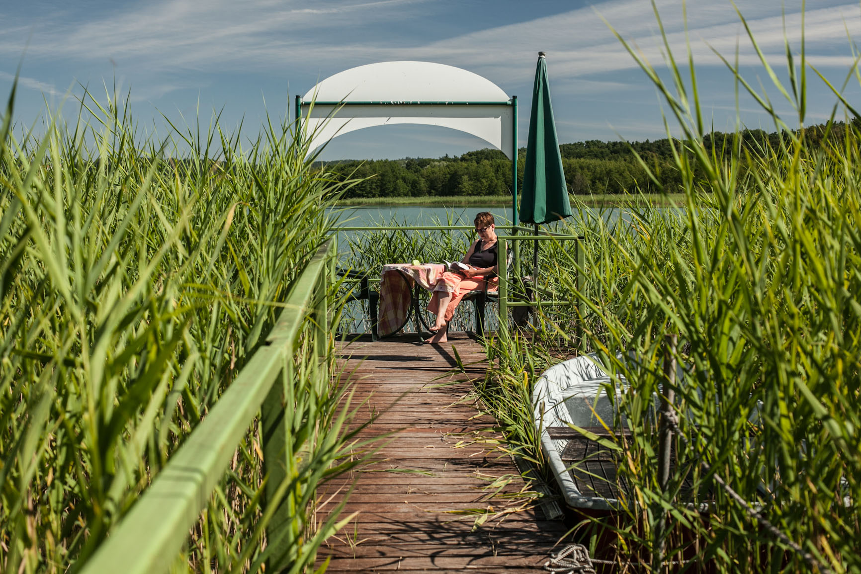 Wellnessurlaub - Brandenburg - Blick auf den See - Beautyfarm und Chalet am See Sader