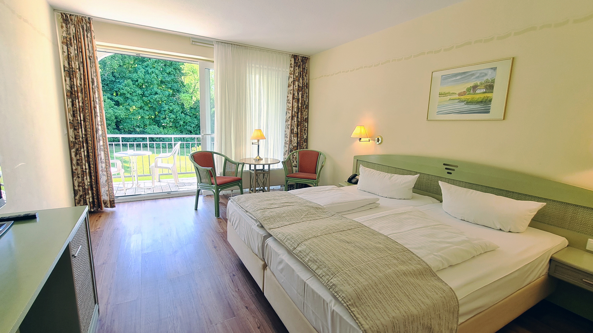 Seehotel Schloss Klink Resort & Spa Zimmerkategorien Doppelzimmer Landblick Schloss/Orangerie