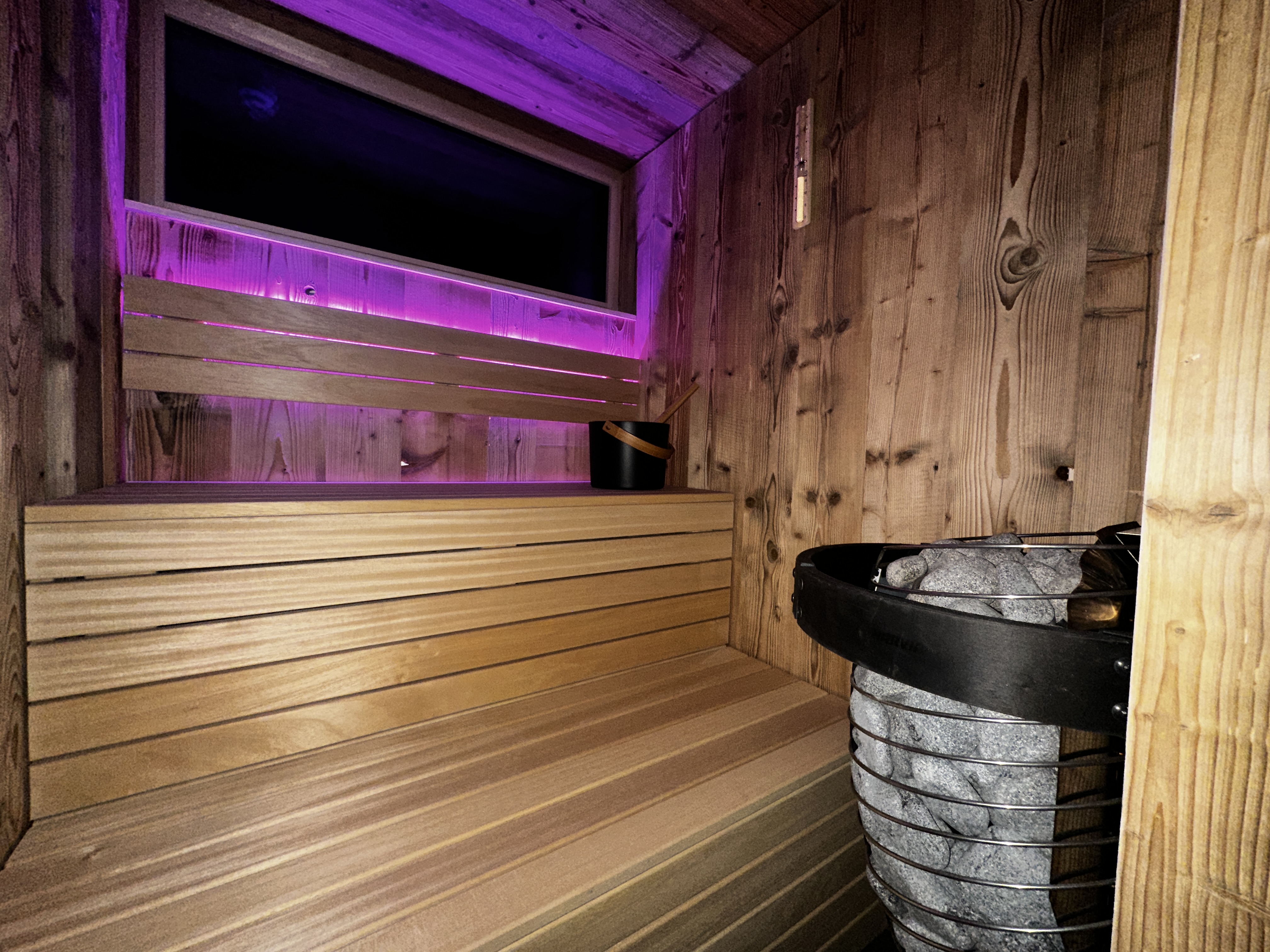 Das Goldjuwel – Apart Deluxe Saunen und Bäder im Detail Privat-Sauna in jedem Apartment