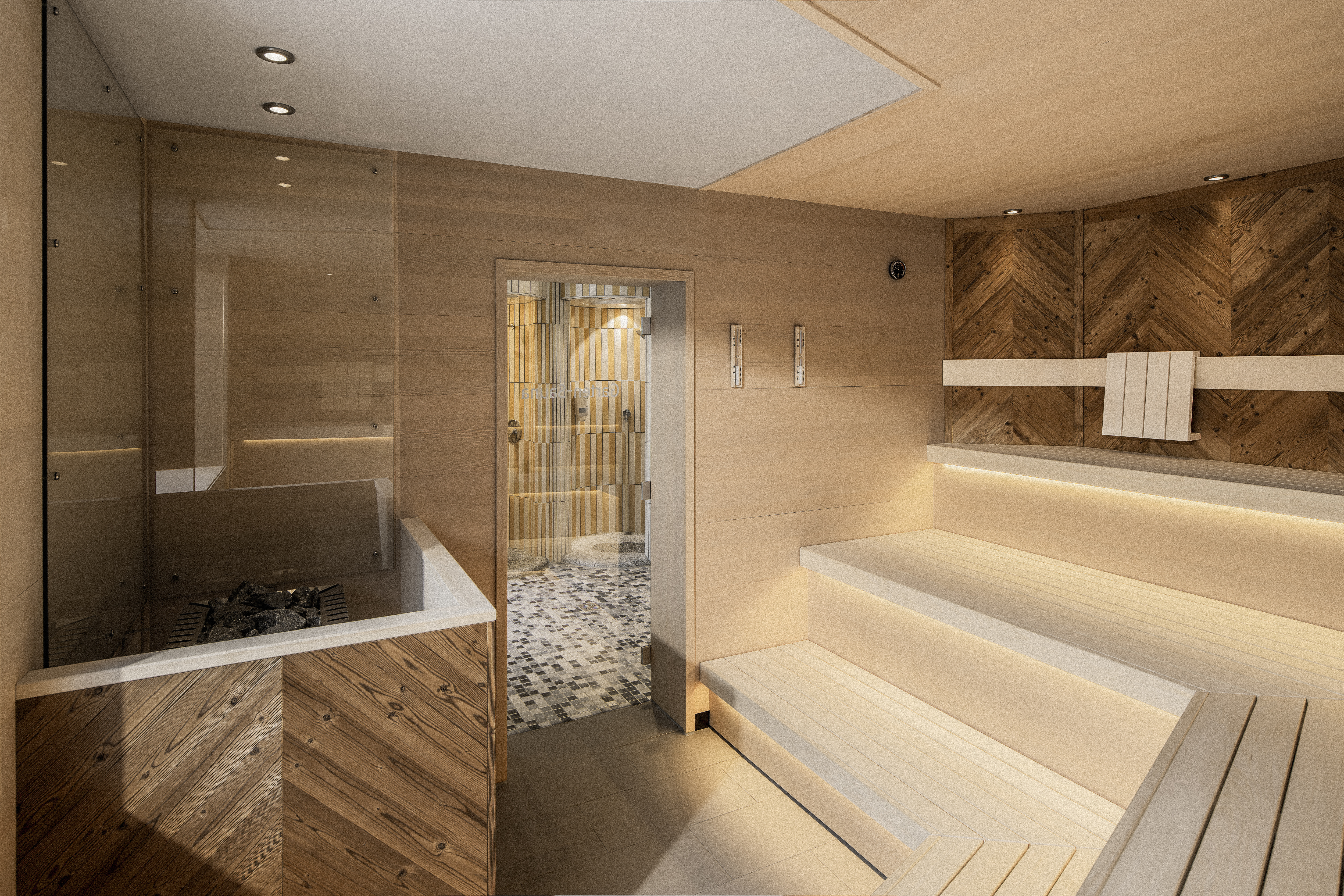 Heilthermen Resort Bad Waltersdorf Saunen und Bäder im Detail Garten-Sauna