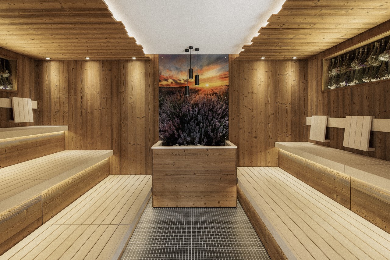 Heilthermen Resort Bad Waltersdorf Saunen und Bäder im Detail Kräuter-Solesauna