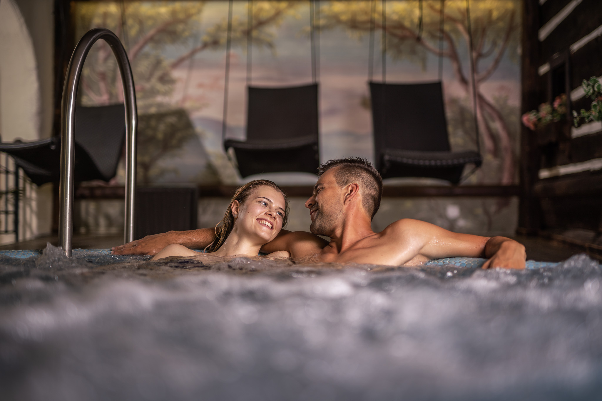 Hotel GUT Trattlerhof & Chalets****S Saunen und Bäder im Detail Whirlpool