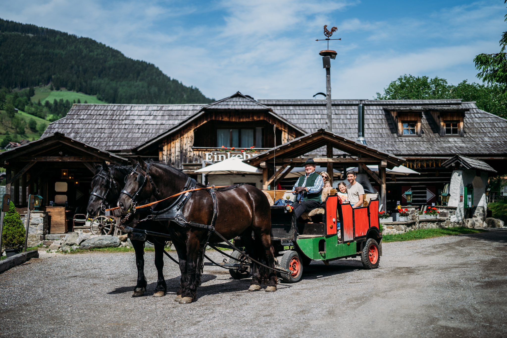 Wellnesshotel: Pferdekutsche Erlebnisfahrt - Hotel GUT Trattlerhof & Chalets****S