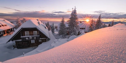 Wellnessurlaub - Ladestation Elektroauto - Eden (Glödnitz) - Chaletdorf im Winter - Feuerberg Mountain Resort