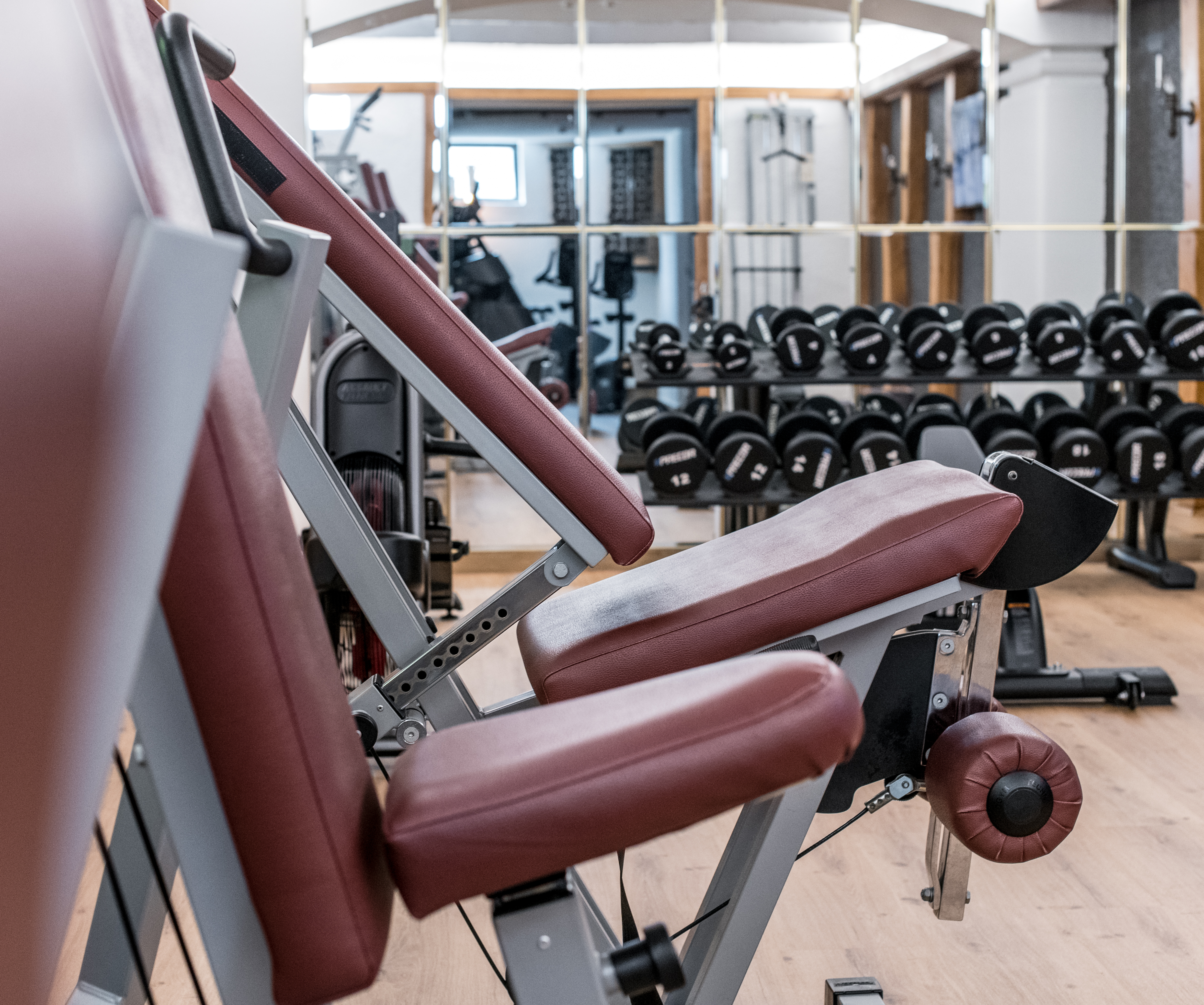 Hotel Moserhof Fitnessangebote im Detail Fitnessraum im Hotel Moserhof