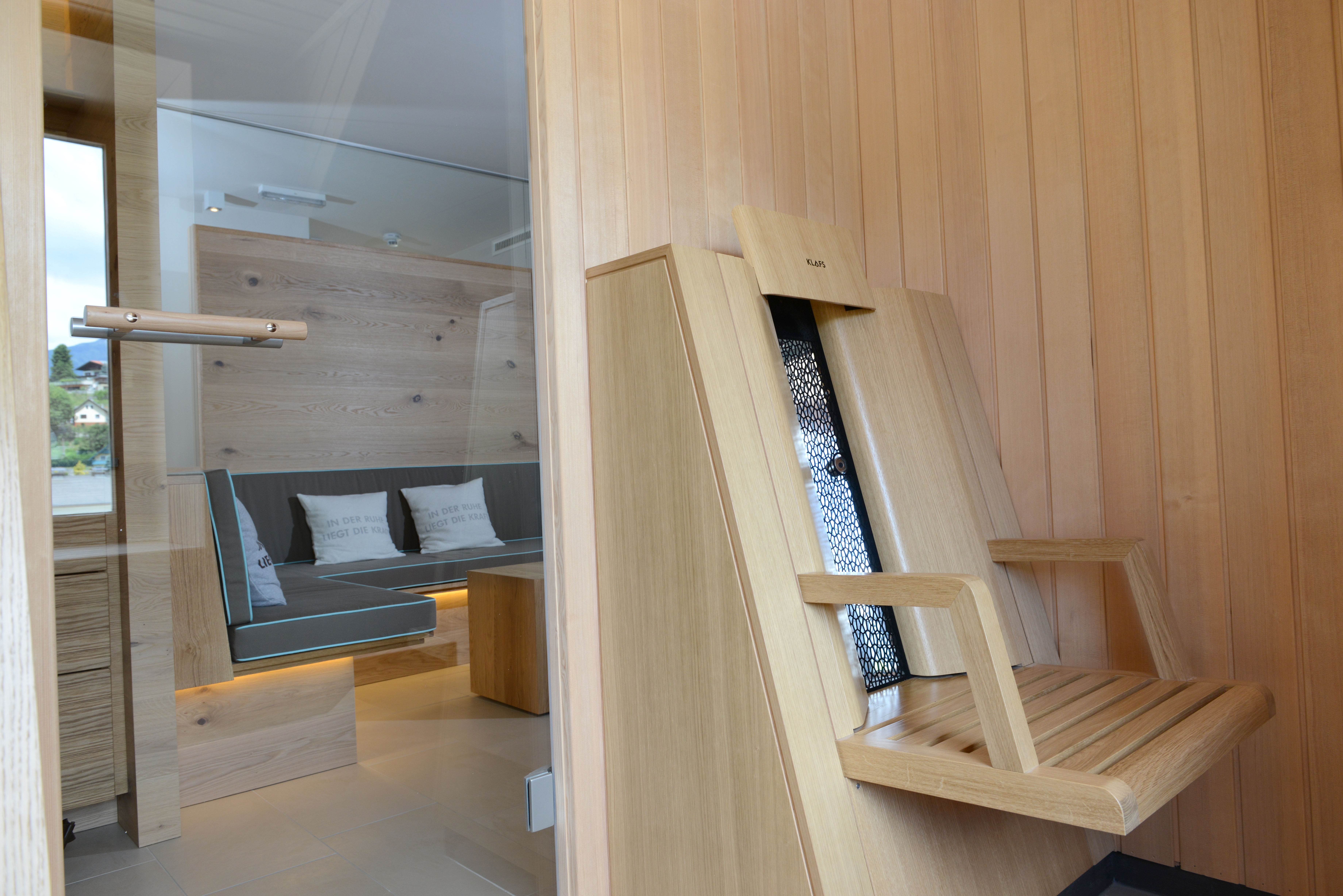 Hotel Moserhof Saunen und Bäder im Detail Infrarot-Kabine