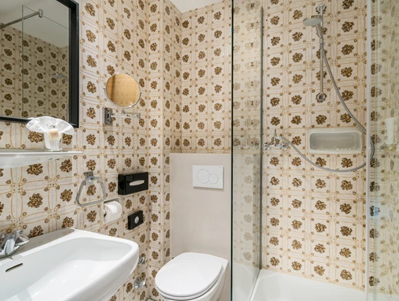 Wellnesshotel: Badezimmer Einzelzimmer - Hotel NockResort