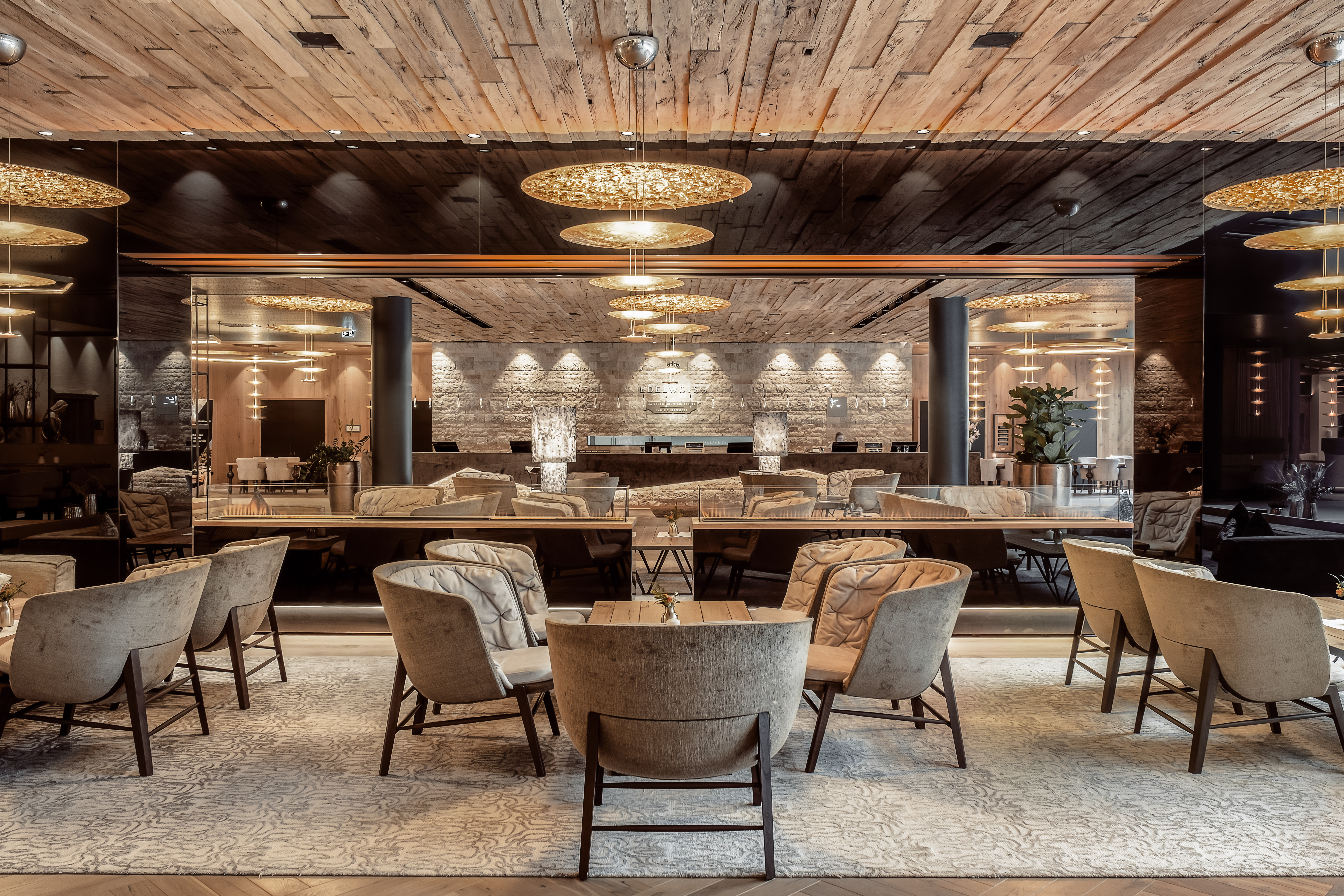 Wellnessurlaub - Klassifizierung: 5 Sterne - Österreich - Alpin Lounge - DAS EDELWEISS Salzburg Mountain Resort