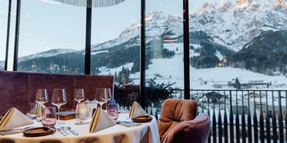 Wellnessurlaub - Babysitterservice - Restaurant "Bergseele" im Winter - Good Life Resort Riederalm
