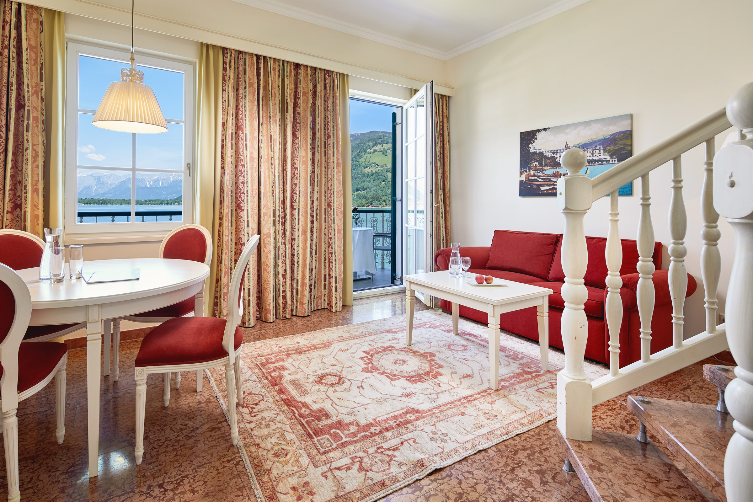 GRAND HOTEL ZELL AM SEE Zimmerkategorien Familienzimmer mit Seeblick & Balkon 