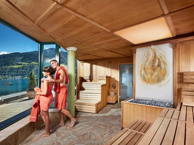 Wellnesshotel: Finnische Sauna im GRANDSPA - GRAND HOTEL ZELL AM SEE
