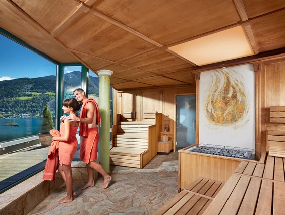 Wellnesshotel: Finnische Sauna im GRANDSPA - GRAND HOTEL ZELL AM SEE