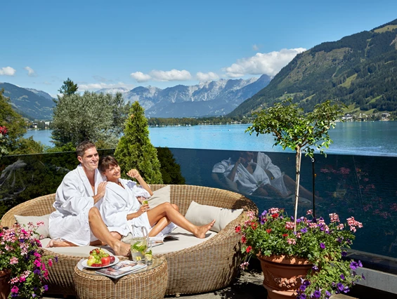 Wellnesshotel: GRANDSPA Terrasse - GRAND HOTEL ZELL AM SEE