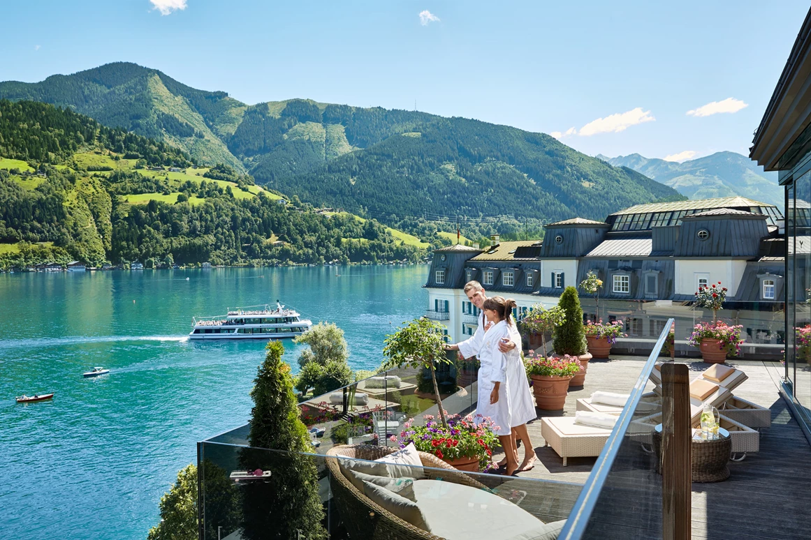 Wellnesshotel: GRANDSPA Terrasse - GRAND HOTEL ZELL AM SEE