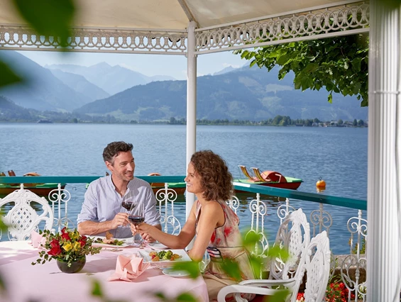Wellnesshotel: Mittagessen am See - GRAND HOTEL ZELL AM SEE