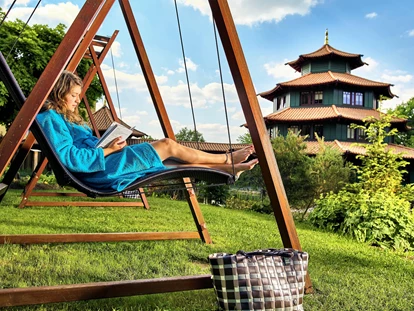Wellnessurlaub - Pilates - Entspannen im Garten- & WaldSPA - Spirit & SPA Birkenhof am Elfenhain