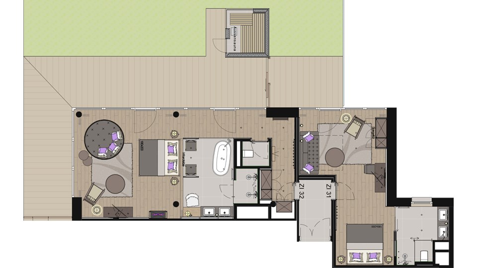 Alpin Life Resort Lürzerhof Zimmerkategorien Alpin Life Penthouse deluxe