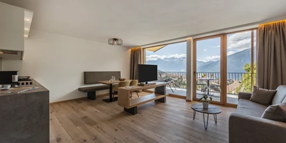 Wellnessurlaub - Dorf Tirol - Wohnraum Apartment - Maraias Luxury Suites & Apartments