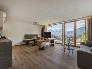 Wellnesshotel: Wohnraum Apartment - Maraias Luxury Suites & Apartments