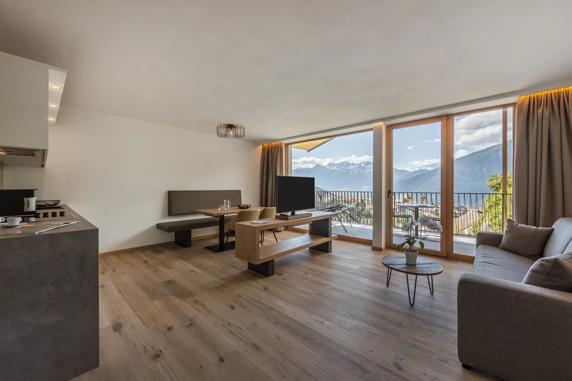 Wellnesshotel: Wohnraum Apartment - Maraias Luxury Suites & Apartments