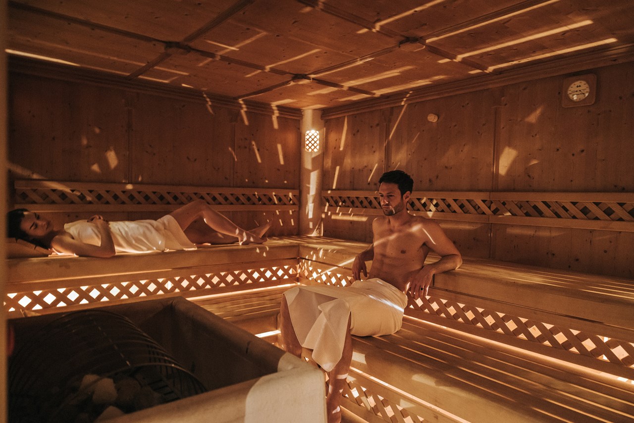 Hotel Schneider Saunen und Bäder im Detail Pongauer Stubensauna 