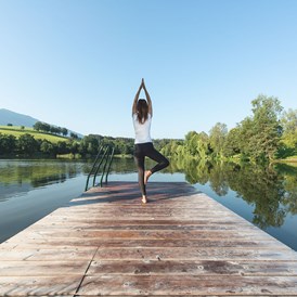 Wellnesshotel: Yoga am See als Teil des kostenlosen Vitalplans im Ritzenhof - Ritzenhof****S - Hotel & Spa am See