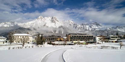 Wellnessurlaub - Day SPA - Altenmarkt im Pongau - Langlaufloipe direkt vorm Hotel Ritzenhof - Ritzenhof – Hotel und Spa am See