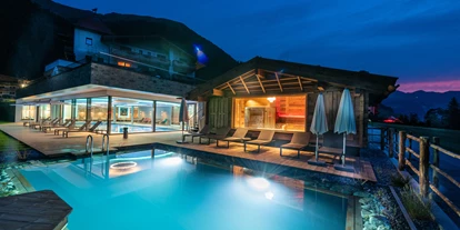 Wellnessurlaub - Fahrradverleih - Innsbruck - Außenansicht Wellnessbereich - Alpinhotel Berghaus
