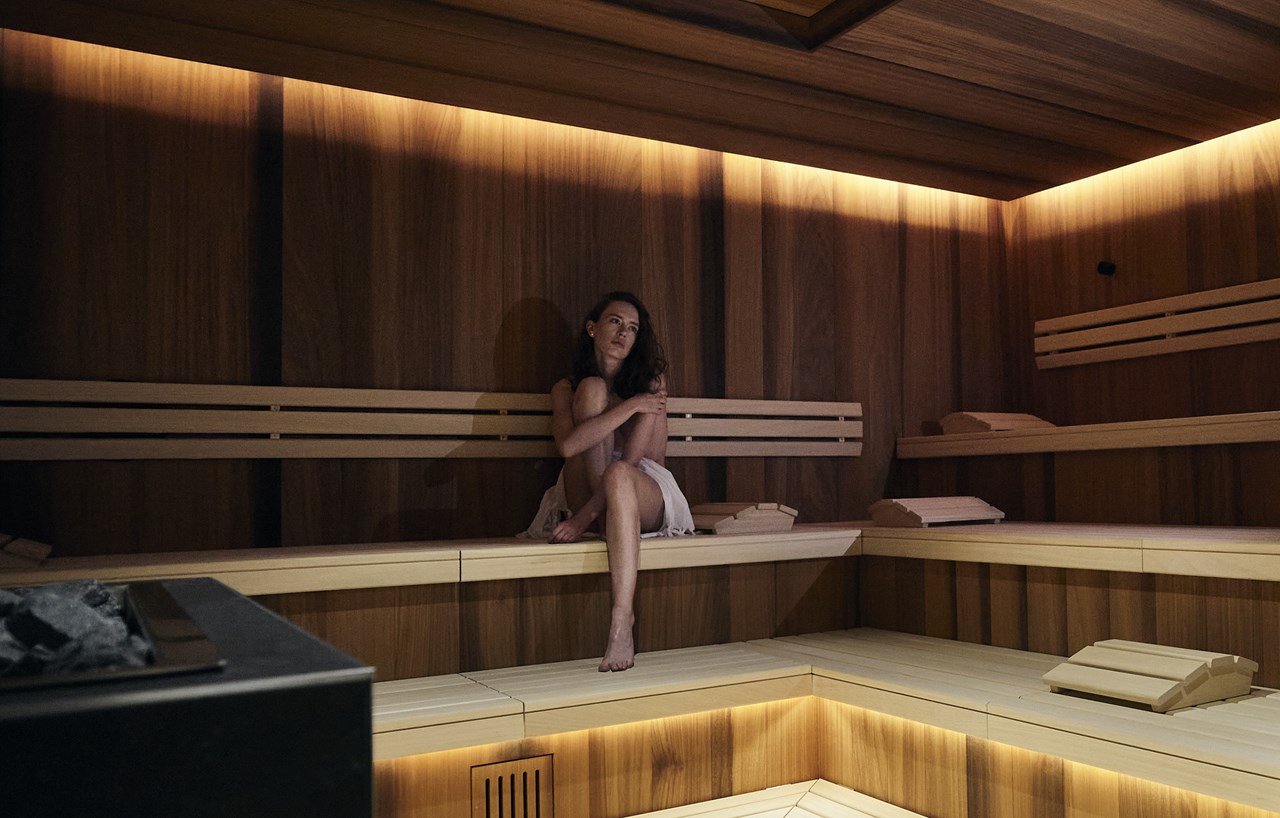 Belvédère Strandhotel Saunen und Bäder im Detail Bio Sauna 45°C